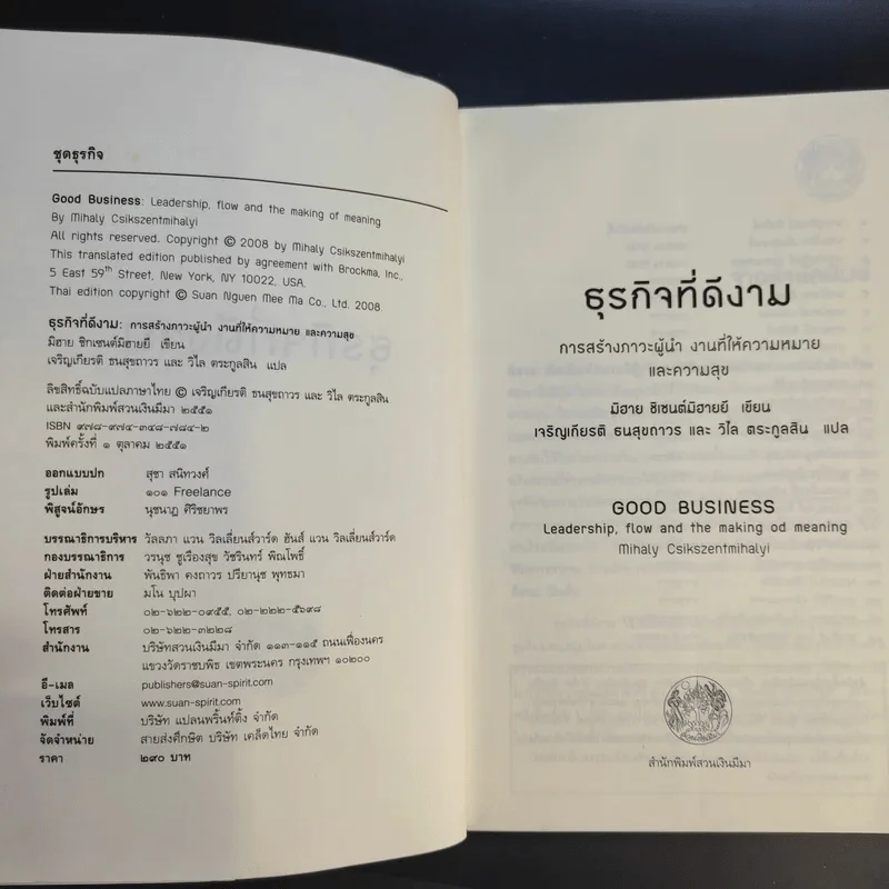 ธุรกิจที่ดีงาม Good Business - มิฮาย ชิกเซนต์มิฮายยี รูปที่ 9