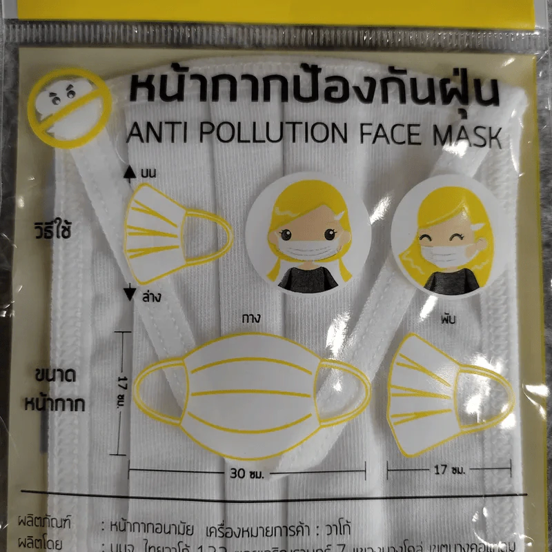 หน้ากากป้องกันฝุ่น Wacoal + เจลแอลกอฮอล์ล้างมือ bsc รูปที่ 5