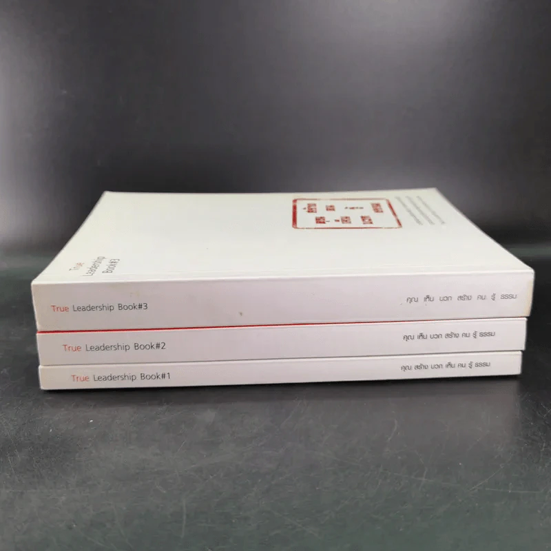 True Leadership Book 1+3 คุณเห็นบวกสร้างคนรู้ธรรม เล่ม 1-3 รูปที่ 3