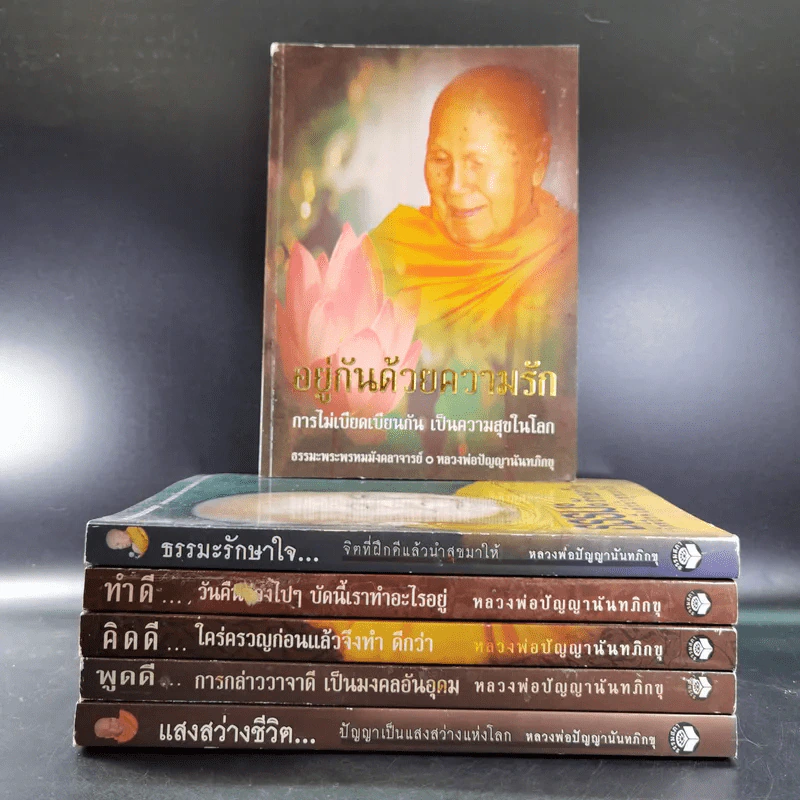 หนังสือธรรมะ หลวงพ่อปัญญานันทภิกขุ ขายรวม 6 เล่ม รูปที่ 1