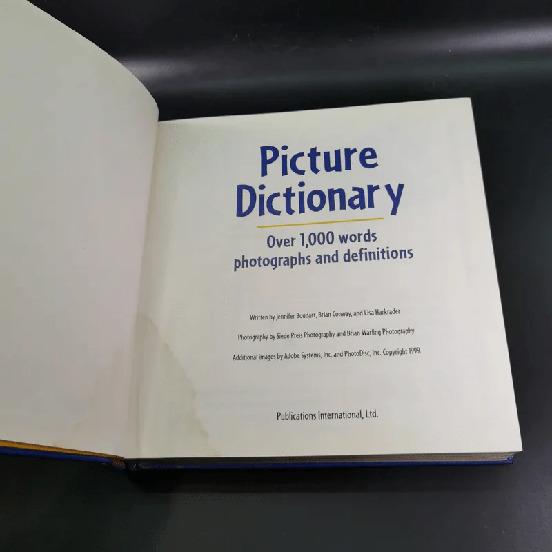 Picture Dictionary Over 1,000 words photographs and definitions รูปที่ 9