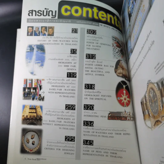 The Watch & Jewellery Yearbook 2001 นิตยสารนาฬิกาและอัญมณี ฉบับประจำปี 2544 รูปที่ 8