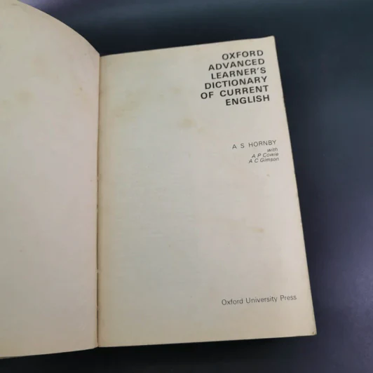 Oxford Advanced Learner's Dictionary of Current English รูปที่ 9