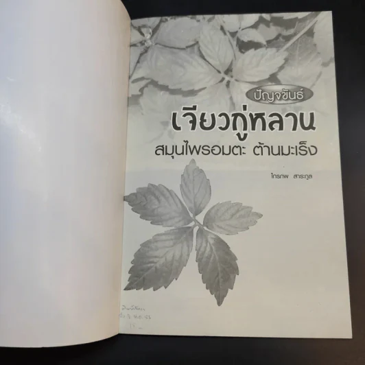 ปัญจขันธ์ เจียวกู่หลาน สมุนไพรอมตะ ต้านมะเร็ง - ไกรภพ สาระกูล รูปที่ 8