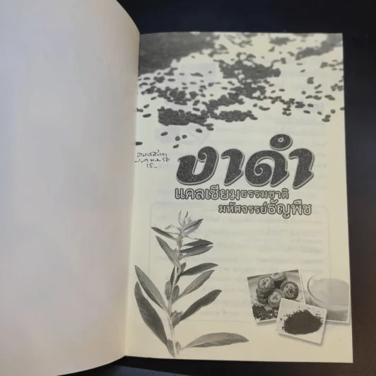 งาดำ แคลเซียมธรรมชาติ มหัศจรรย์ธัญพืช - ปัญญา ไพศาลอนันต์ รูปที่ 8