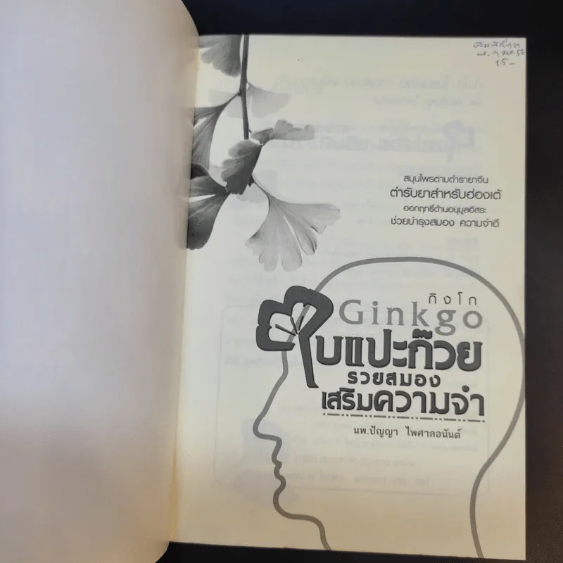 Ginkgo กิงโก ใบแปะก๊วย รวยสมอง เสริมความจำ - นพ.ปัญญา ไพศาลอนันต์ รูปที่ 8