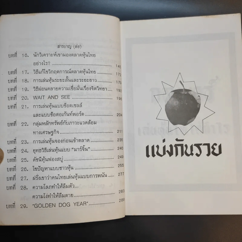 กลยุทธ์เล่นหุ้นให้ได้กำไร แบ่งกันรวย - วิฑูรย์ วิริยะพันธุ์ รูปที่ 12