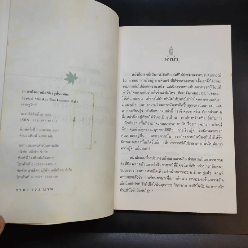 Typical Mistakes Thai Learners Make ภาษาอังกฤษผิดกันอยู่นั่นแหละ - เศรษฐวิทย์ รูปที่ 9