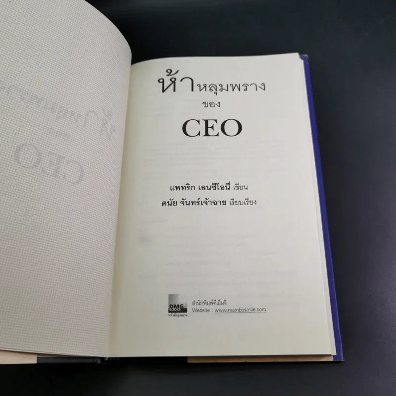 ห้าหลุมพรางของ CEO - แพทริก เลนซีโอนี่ รูปที่ 7