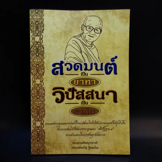 สวดมนต์เป็นยาทา วิปัสสนาเป็นยากิน - พระธรรมสิงหบุราจารย์ รูปที่ 1