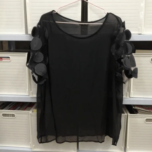 เสื้อผ้าไซส์ใหญ่ 3XL SHEIN พลัส เสื้อ applique ชุดแขนตาข่าย เสื้อ Plus Size เสื้อผ้าสาวอวบ (สินค้าใหม่ยังไม่ได้ใช้งาน) รูปที่ 1