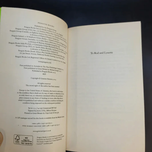 The Rosie Project - Graeme Simsion รูปที่ 9