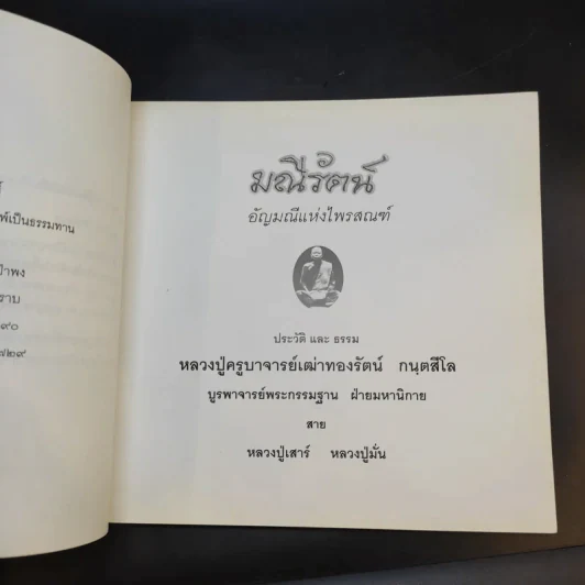 มณีรัตน์ อัญมณีแห่งไพรสณฑ์ หลวงปู่ครูบาอาจารย์เฒ่าทองรัตน์ กนฺตสีโล รูปที่ 8