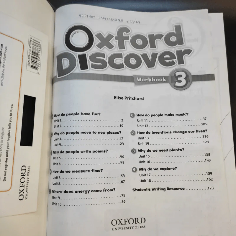 Oxford Discover Student Book 3 + Workbook 3 รูปที่ 9