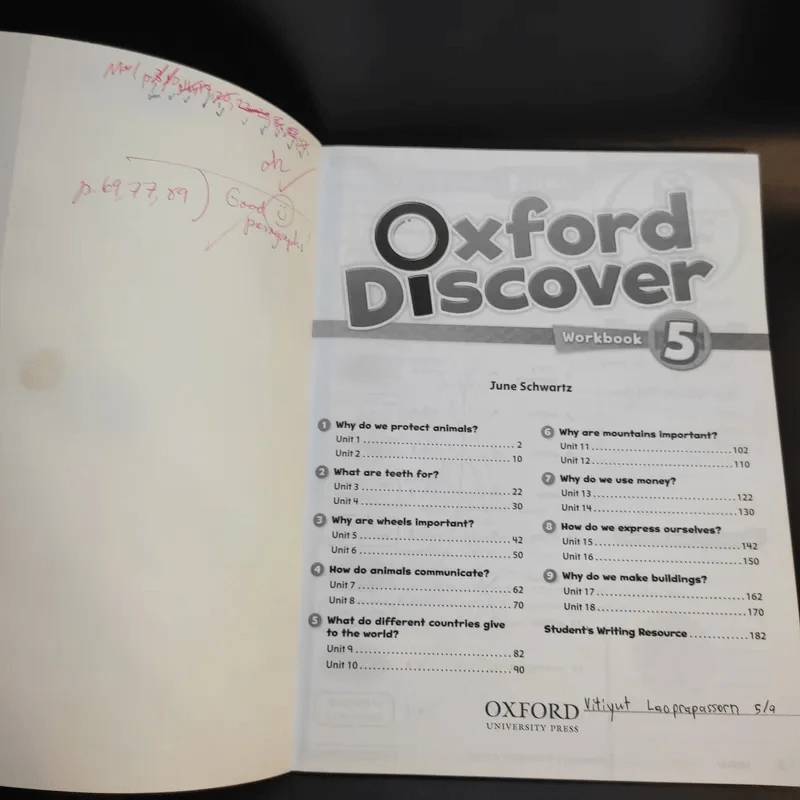 Oxford Discover Student Book 5 + Workbook 5 รูปที่ 16