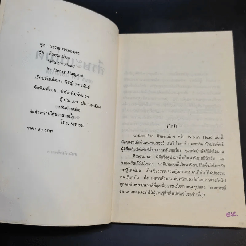 ศีรษะแม่มด Witch's Head - เฮนรี่ แฮกการ์ด รูปที่ 9