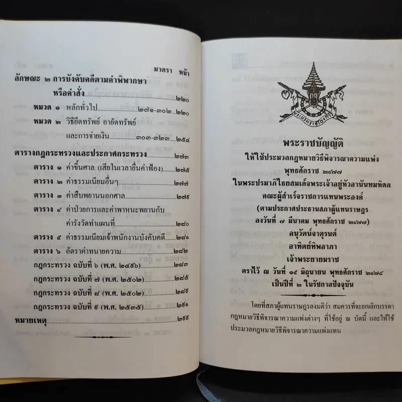 ประมวลกฎหมาย วิธีพิจารณาความแพ่ง วิธีพิจารณาความอาญา พระธรรมนูญศาลยุติธรรม รูปที่ 13