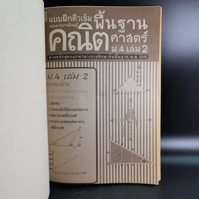 แบบฝึกติวเข้มพื้นฐานคณิตศาสตร์ ม.4 เล่ม 2 รูปที่ 8