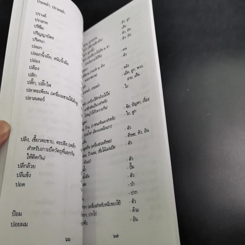ลักษณนาม ฉบับราชบัณฑิตยสถาน รูปที่ 11