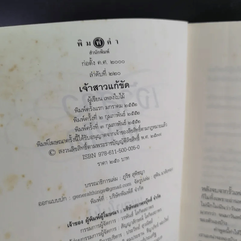 เจ้าสาวแก้ขัด - เพลงใบไม้ รูปที่ 9