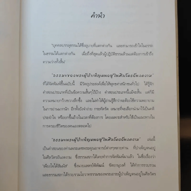 ธรรมะของพระผู้บำเพ็ญตนอยู่ในศิลวัตรอันงดงาม รูปที่ 8