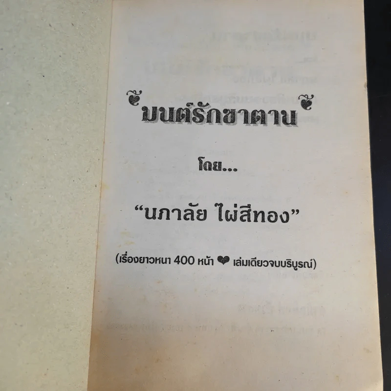 มนต์รักซาตาน - นภาลัย ไผ่สีทอง รูปที่ 8