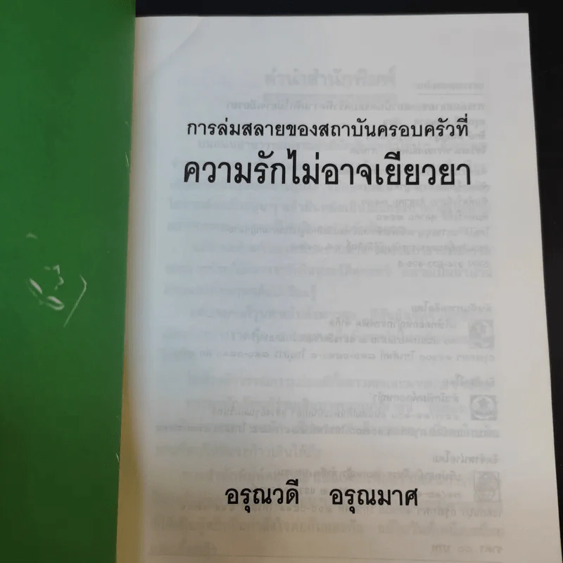 การล่มสบายของสถาบันครอบครัวที่ความรักไม่อาจเยียวยา - อรุณวดี อรุณมาศ รูปที่ 8