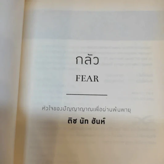 กลัว Fear - ติช นัท ฮันห์ รูปที่ 8