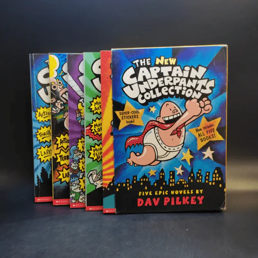 The New Captain Underpants Collection 5 Books Boxset รูปที่ 1