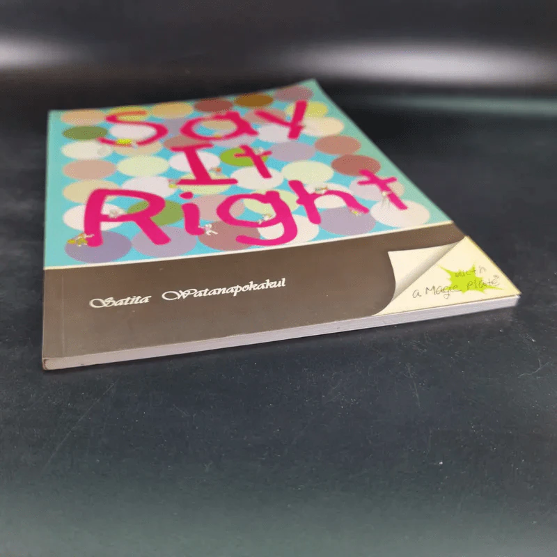 Say It Right - Satita Watanapokakul รูปที่ 5