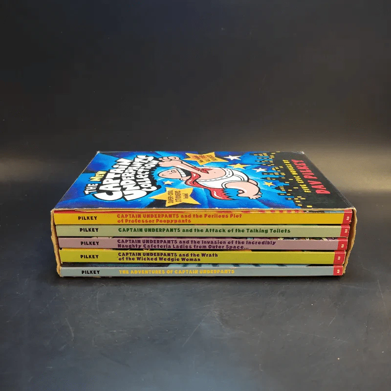 The New Captain Underpants Collection 5 Books Boxset รูปที่ 3