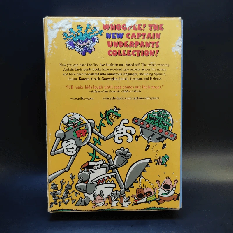 The New Captain Underpants Collection 5 Books Boxset รูปที่ 2
