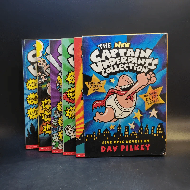 The New Captain Underpants Collection 5 Books Boxset รูปที่ 1