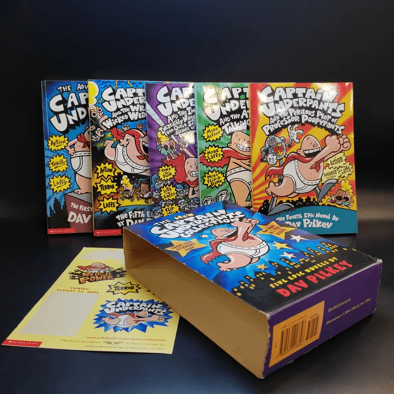 The New Captain Underpants Collection 5 Books Boxset รูปที่ 8
