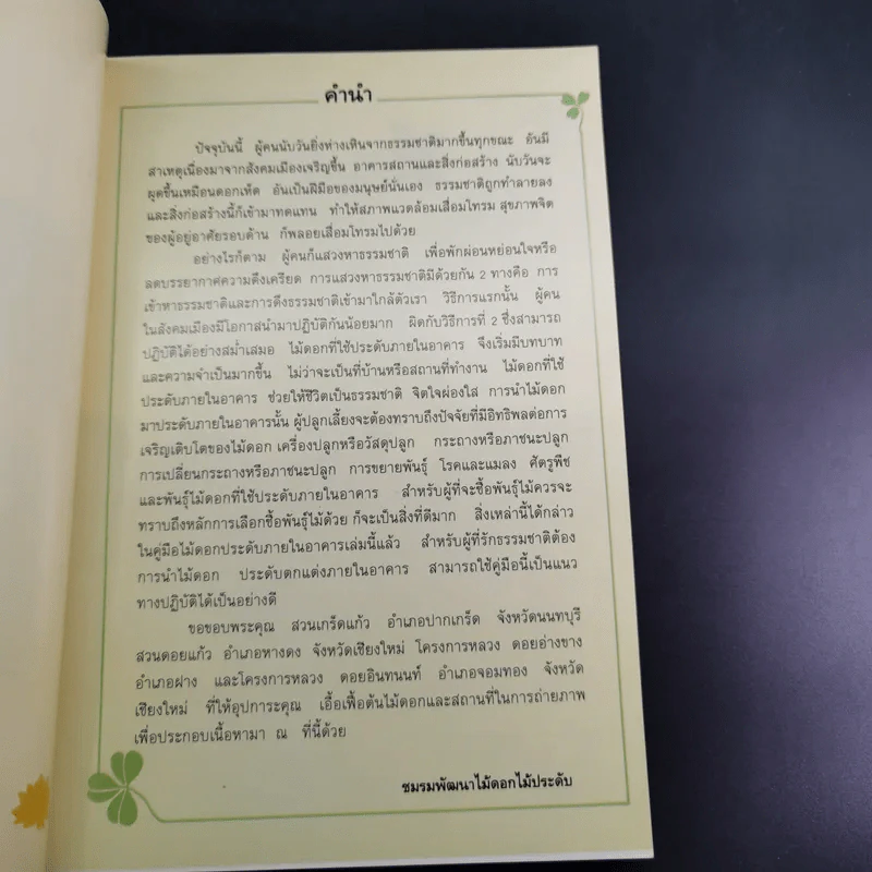 คู่มือไม้ดอกในอาคาร รูปที่ 8