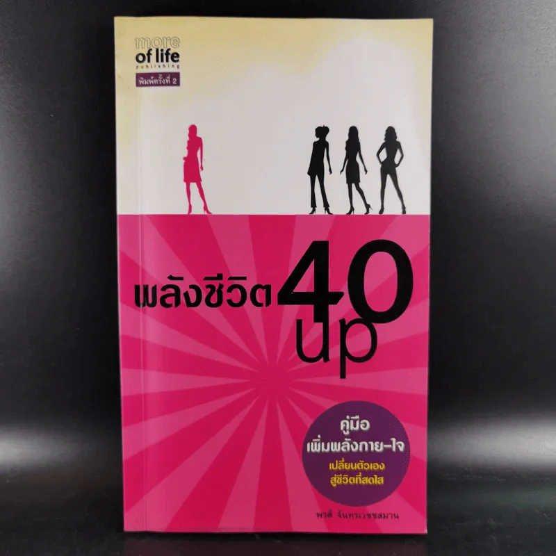 พลังชีวิต 40 Up คู่มือเพิ่มพลังกาย-ใจ - พรดี จันทรเวชชสมาน รูปที่ 1