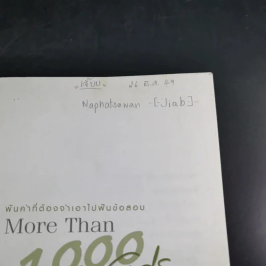 พันคำที่ต้องจำเอาไปฟันข้อสอบ More Than 1,000 Words - เศรษฐวิทย์ รูปที่ 8