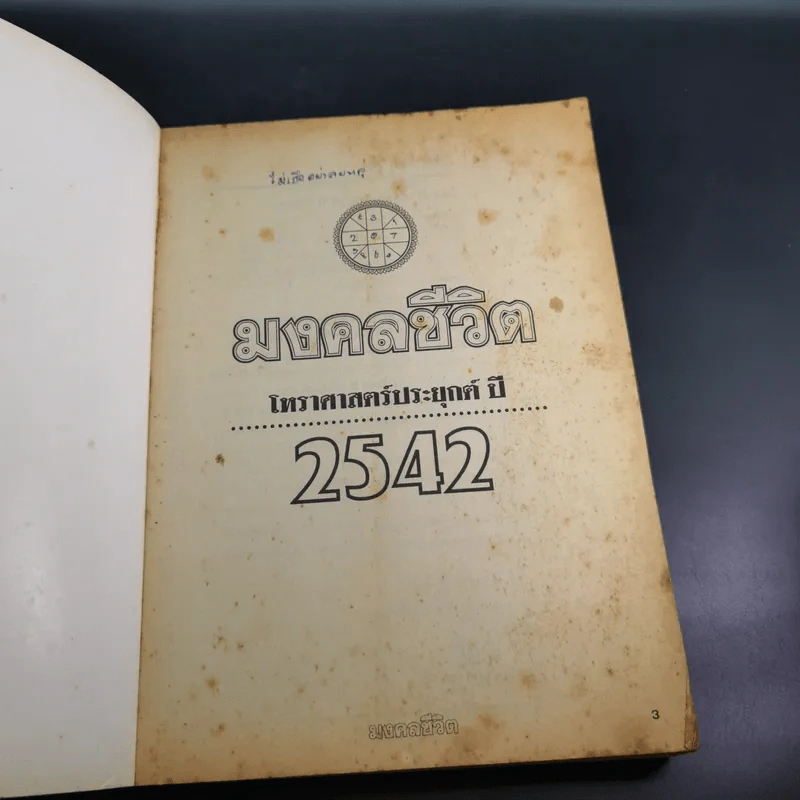 มงคลชีวิต โหราศาสตร์ประยุกต์ ปี 2542 รูปที่ 7