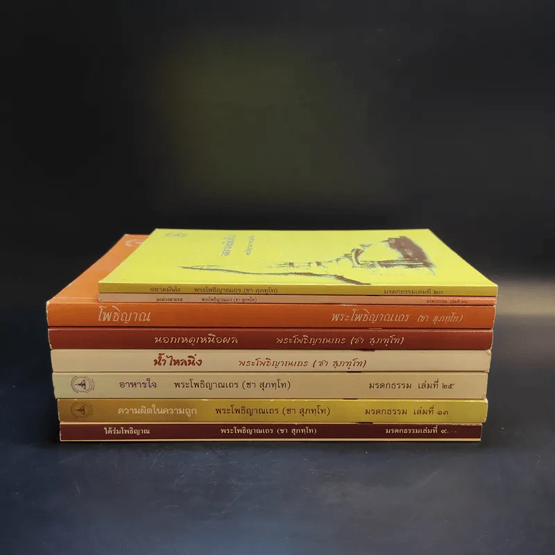 รวมหนังสือธรรมะหลวงพ่อชา (พระโพธิญาณเถร) 8 เล่ม รูปที่ 2