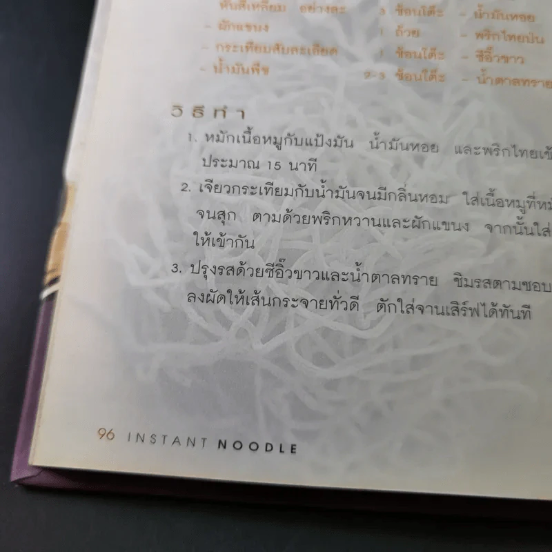 Instant Noodle เมนูจากบะหมี่กึ่งสำเร็จรูป รูปที่ 15