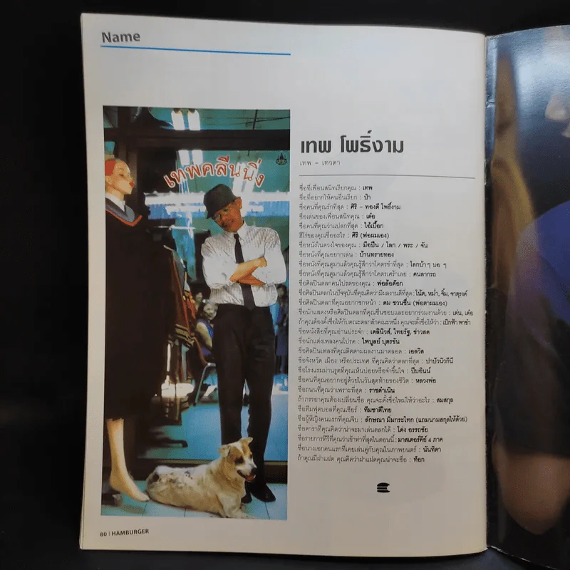 Hamburger ปีที่ 1 ฉบับที่ 3 ก.ย.2545 ปีเตอร์ คอร์ป รูปที่ 14