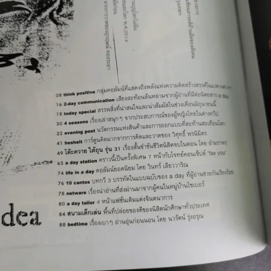 a day มิถุนายน 2544 ชาติ กอบจิตติ รูปที่ 9