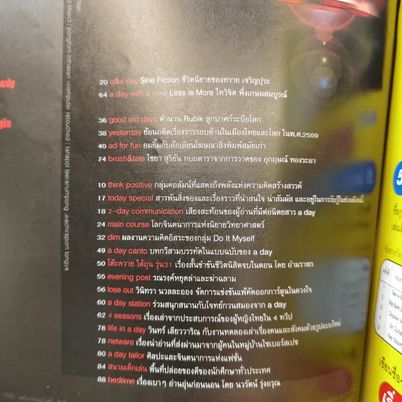 a day Volume 1 Number 8 April 2001 ทราย เจริญปุระ รูปที่ 8