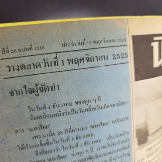 ดาราไทย ปีที่ 28 ฉบับที่ 1215 พ.ย.2525 รูปที่ 11
