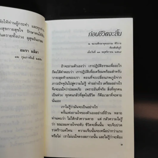 ก่อนชีวิตจะสิ้น - อมรา มลิลา รูปที่ 9