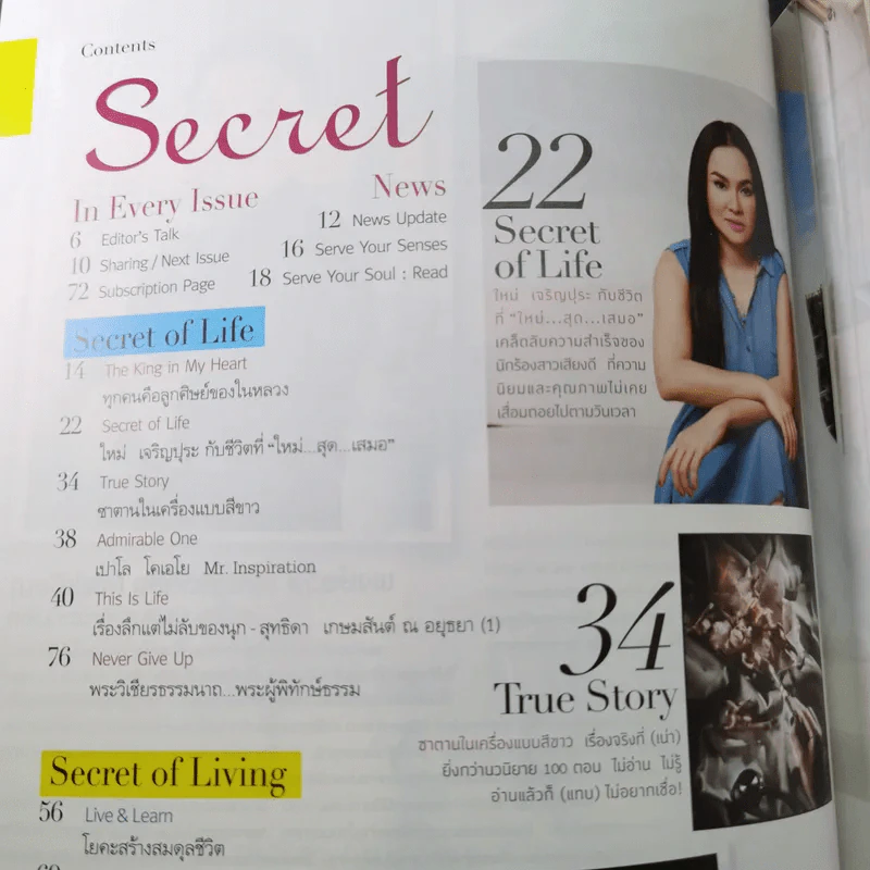 Secret ซีเคร็ต ปีที่ 5 ฉบับที่ 101 ใหม่ เจริญปุระ รูปที่ 8