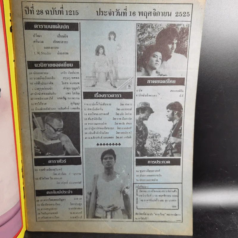 ดาราไทย ปีที่ 28 ฉบับที่ 1215 พ.ย.2525 รูปที่ 10