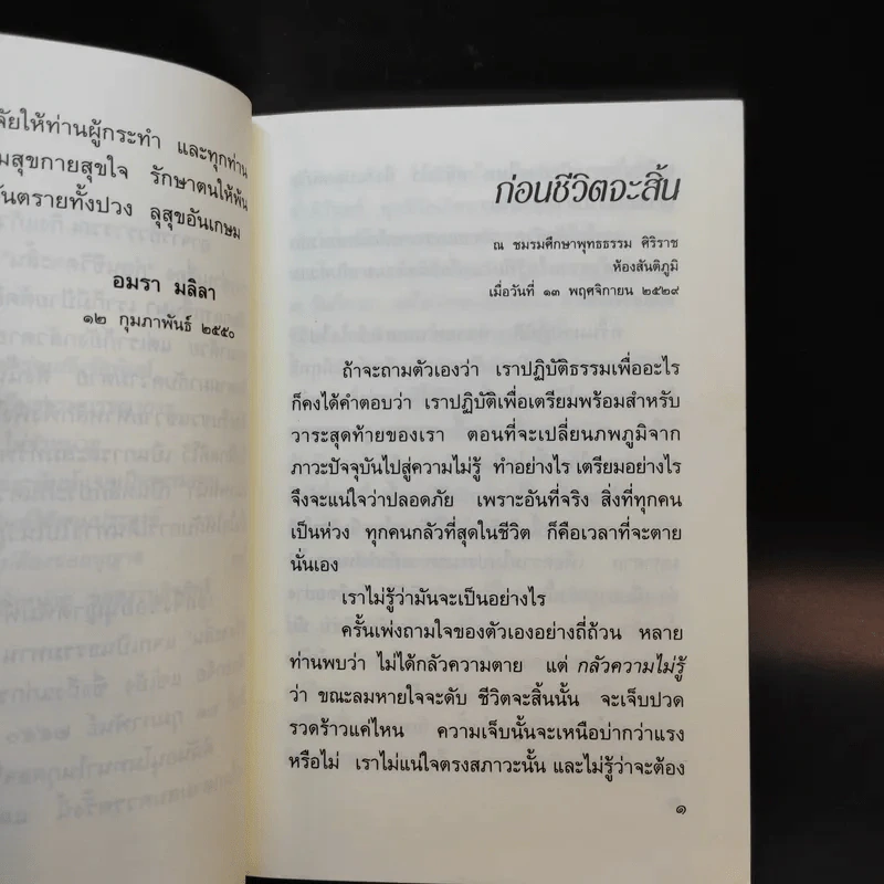 ก่อนชีวิตจะสิ้น - อมรา มลิลา รูปที่ 9