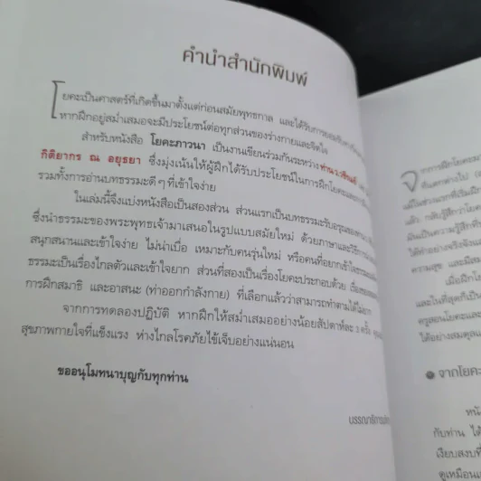 โยคะภาวนา - ว.วชิรเมธี และ นิทรา กิติยากร ณ อยุธยา รูปที่ 9
