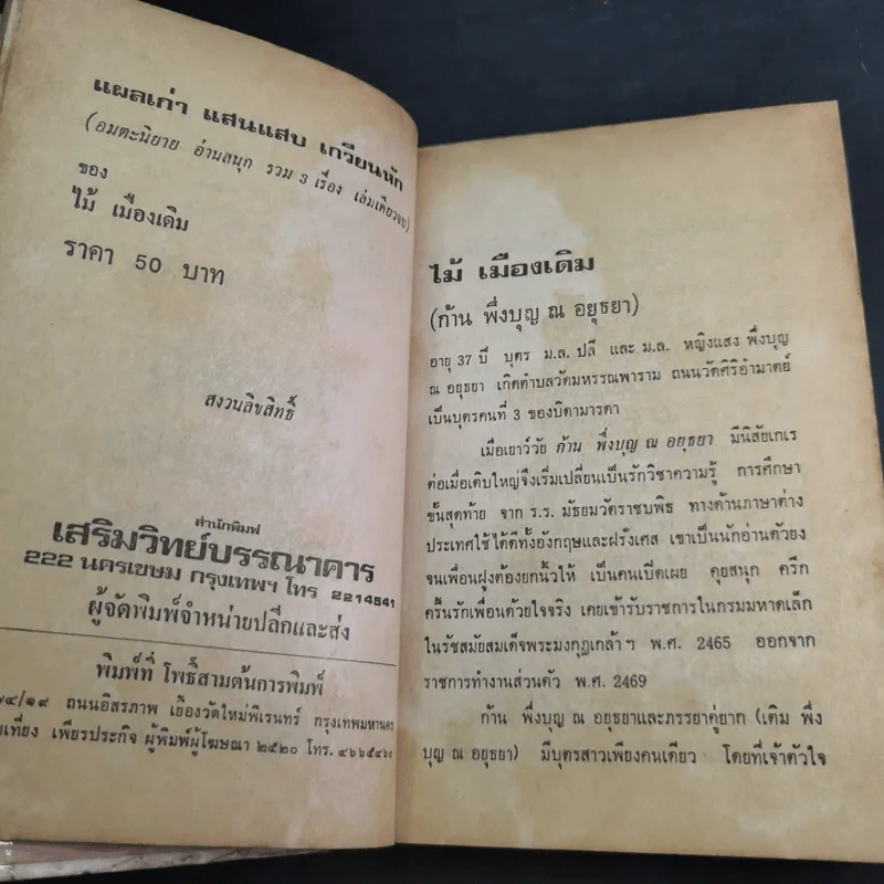 แผลเก่า แสนแสบ เกวียนหัก - ไม้ เมืองเดิม รูปที่ 8